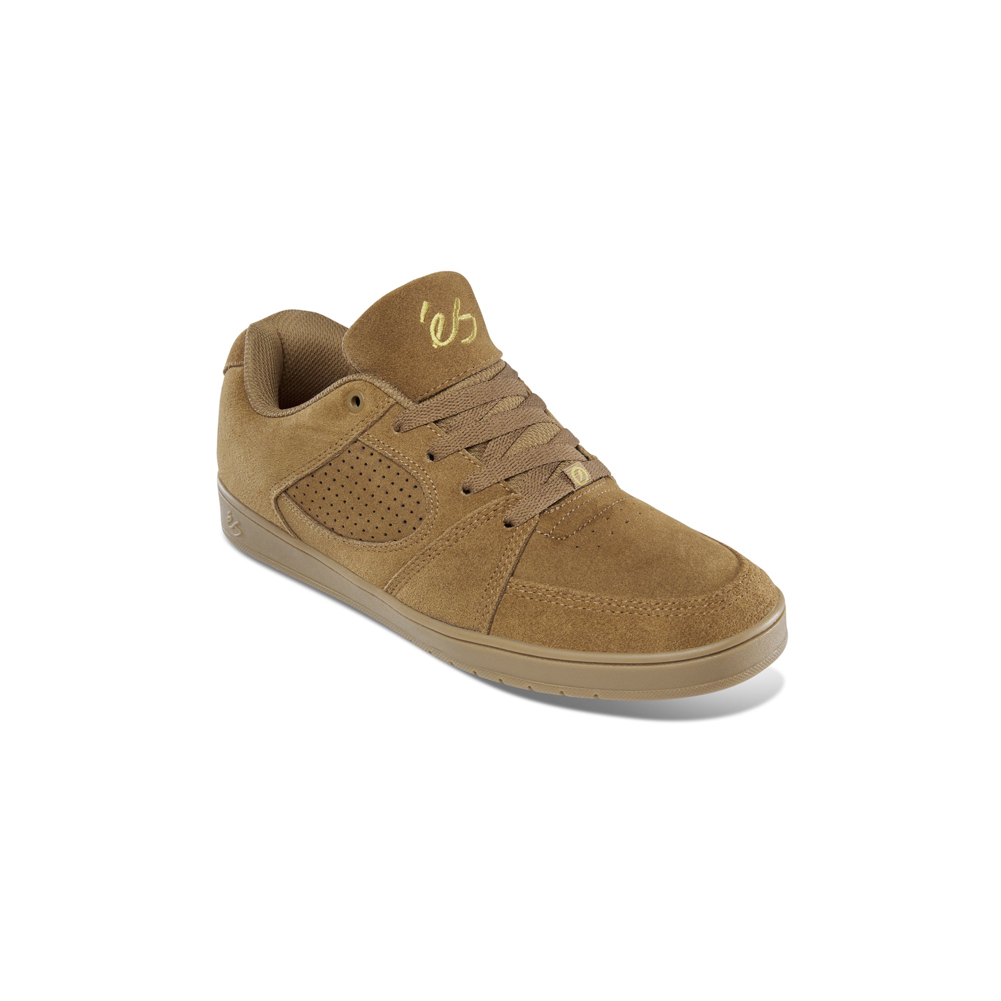 ÉS SKATEBOARDING - "ACCEL SLIM" SHOES (BROWN/GUM)