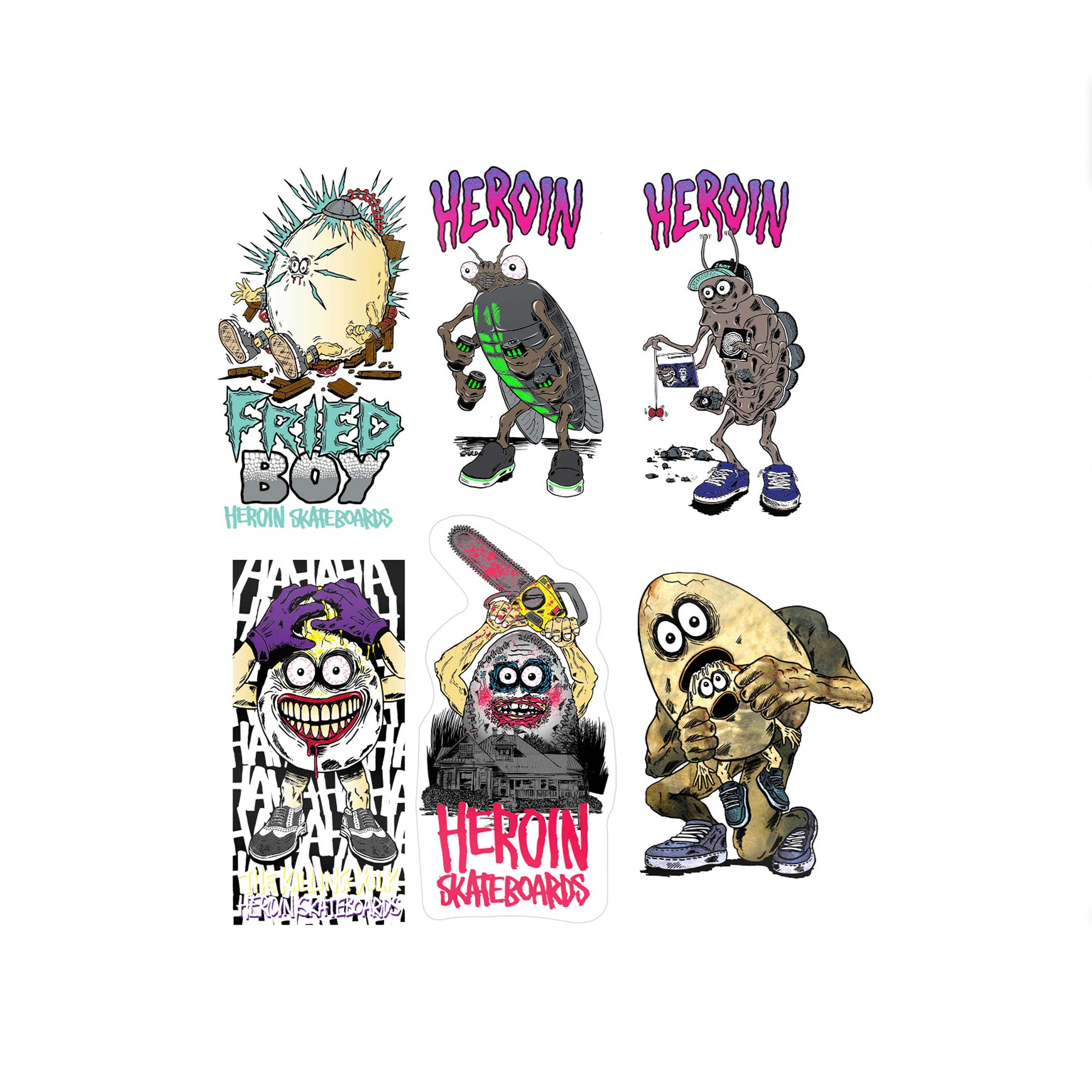 "FRIED BOY" STICKER PACK