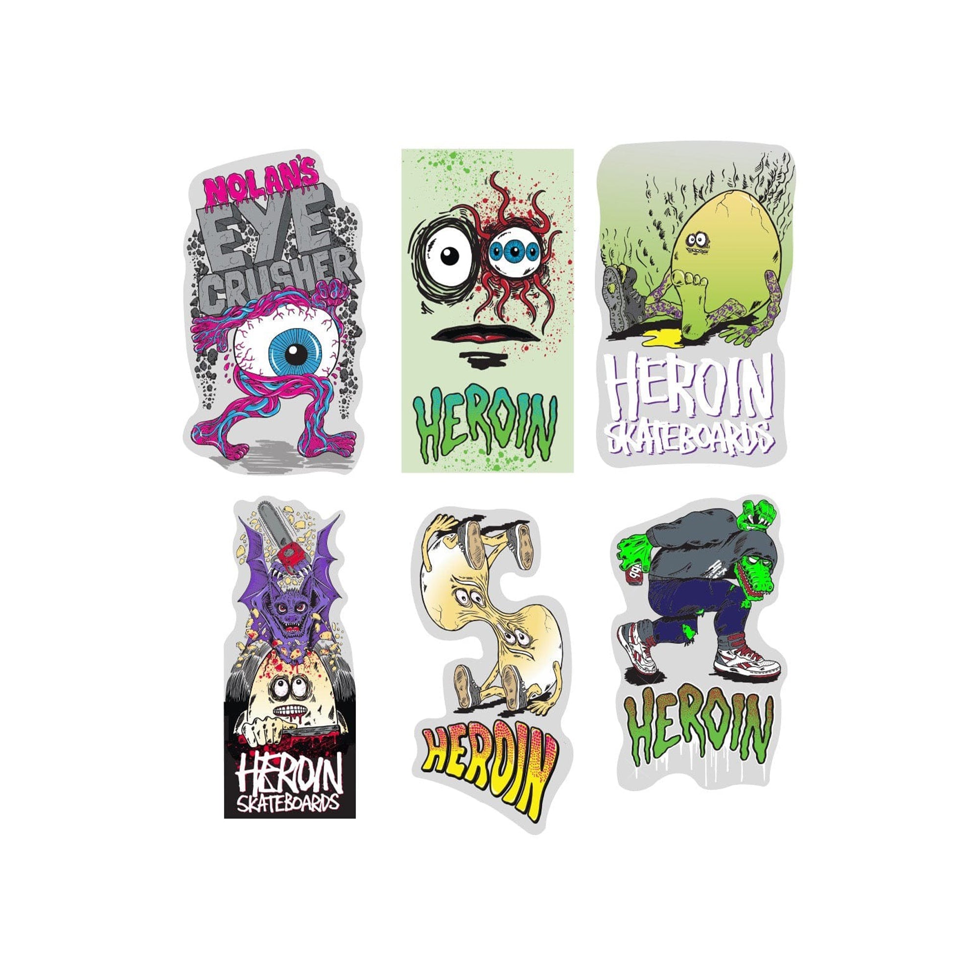 "EYE CRUSHER" STICKER PACK