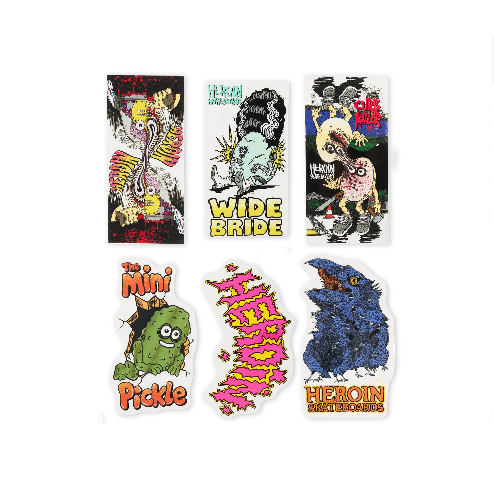 "MERGED" STICKERS (6-PACK)