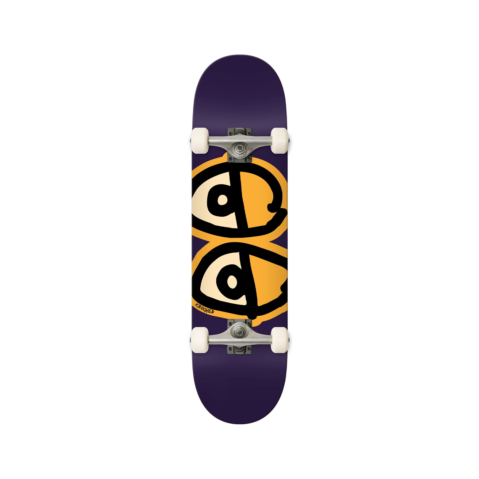 "GLOW EYES" COMPLETE SKATEBOARD (8.25")-1