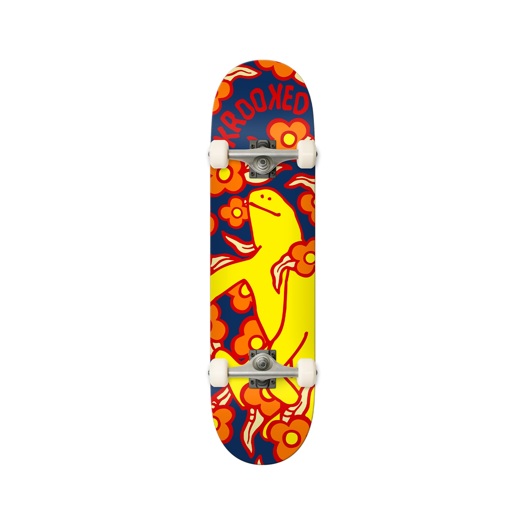 "SHMOO VIBES" COMPLETE SKATEBOARD (7.3")-1
