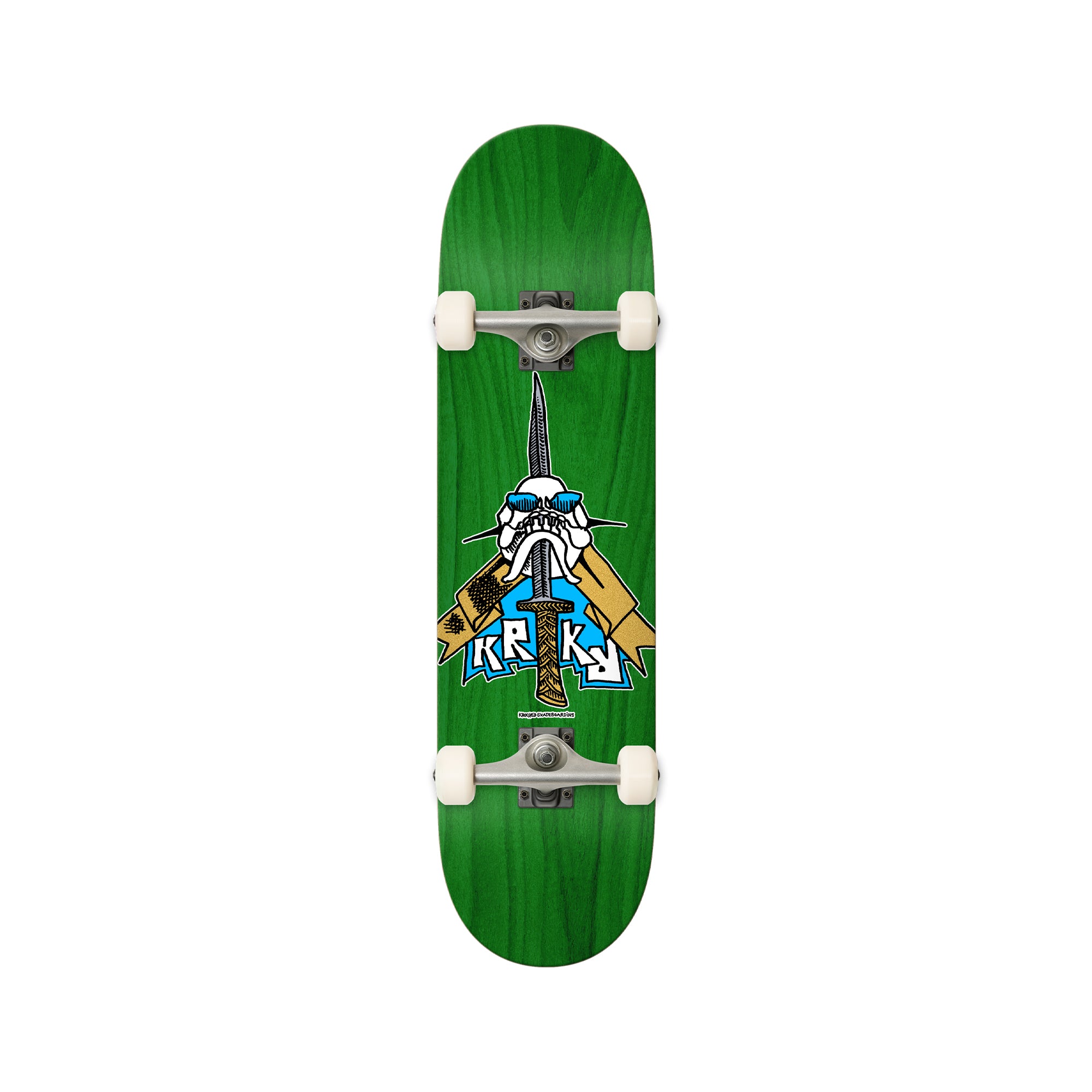 "SKULL SWORD" COMPLETE SKATEBOARD (8.5")-1