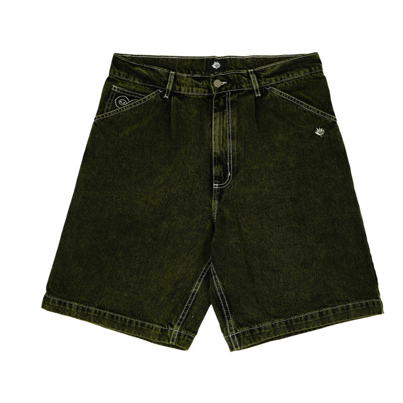 MAGENTA SKATEBOARDS - "OG" DENIM SHORTS (GREEN)