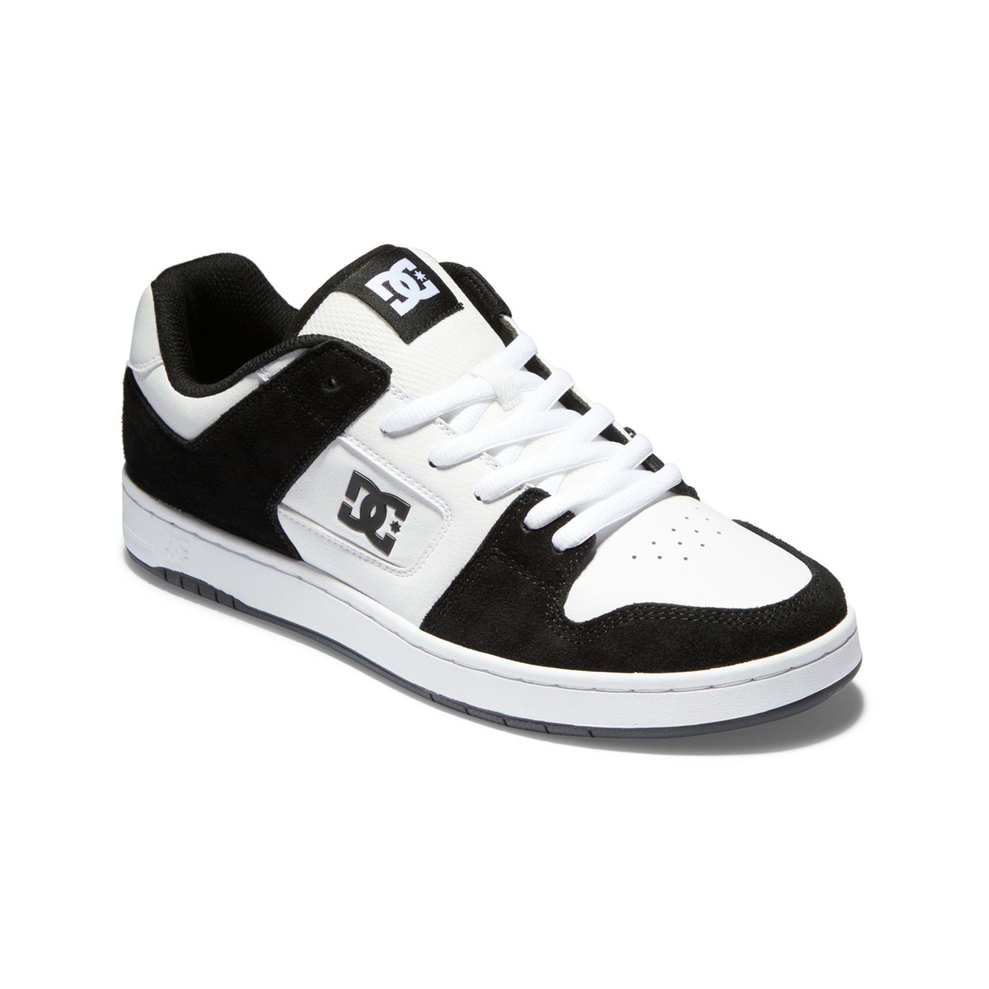 "MANTECA 4" SUEDE/LEATHER SHOES (WHITE/BLACK)