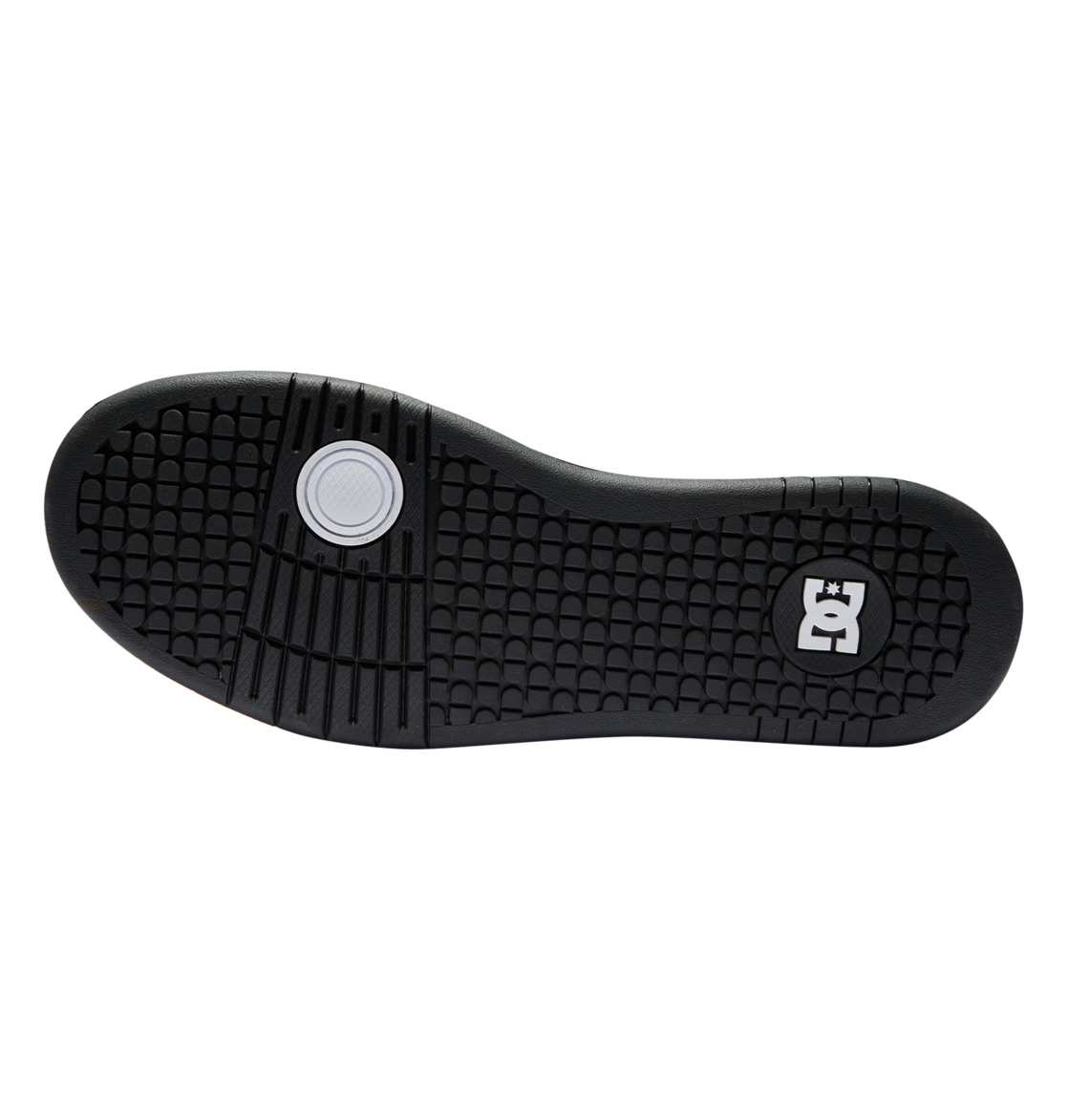 DC SHOES - "MANTECA 4" SUEDE/LEATHER SHOES (WHITE/BLACK)-5