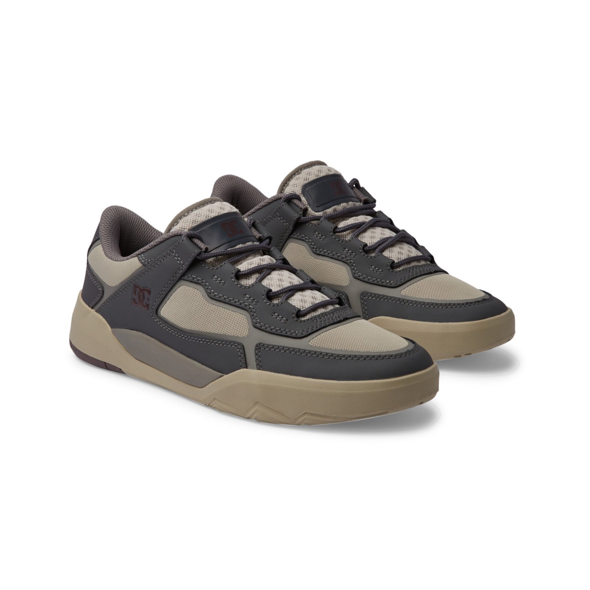 "METRIC" SUEDE SHOES (DARK GREY/LIGHT GREY)