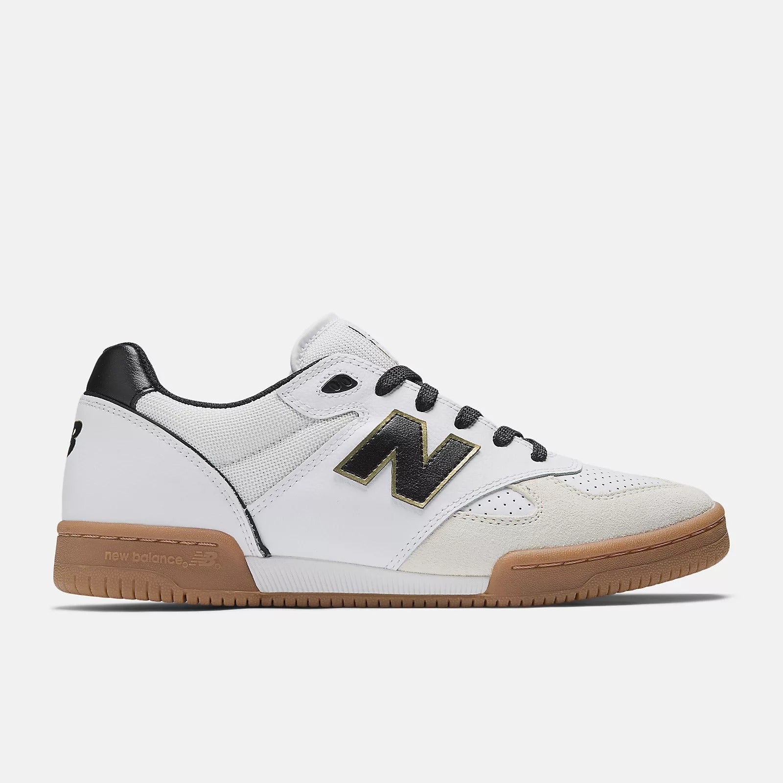 NEW BALANCE NUMBERIC - "600" KNOX PRO SHOES (WHITE/BLACK)-1