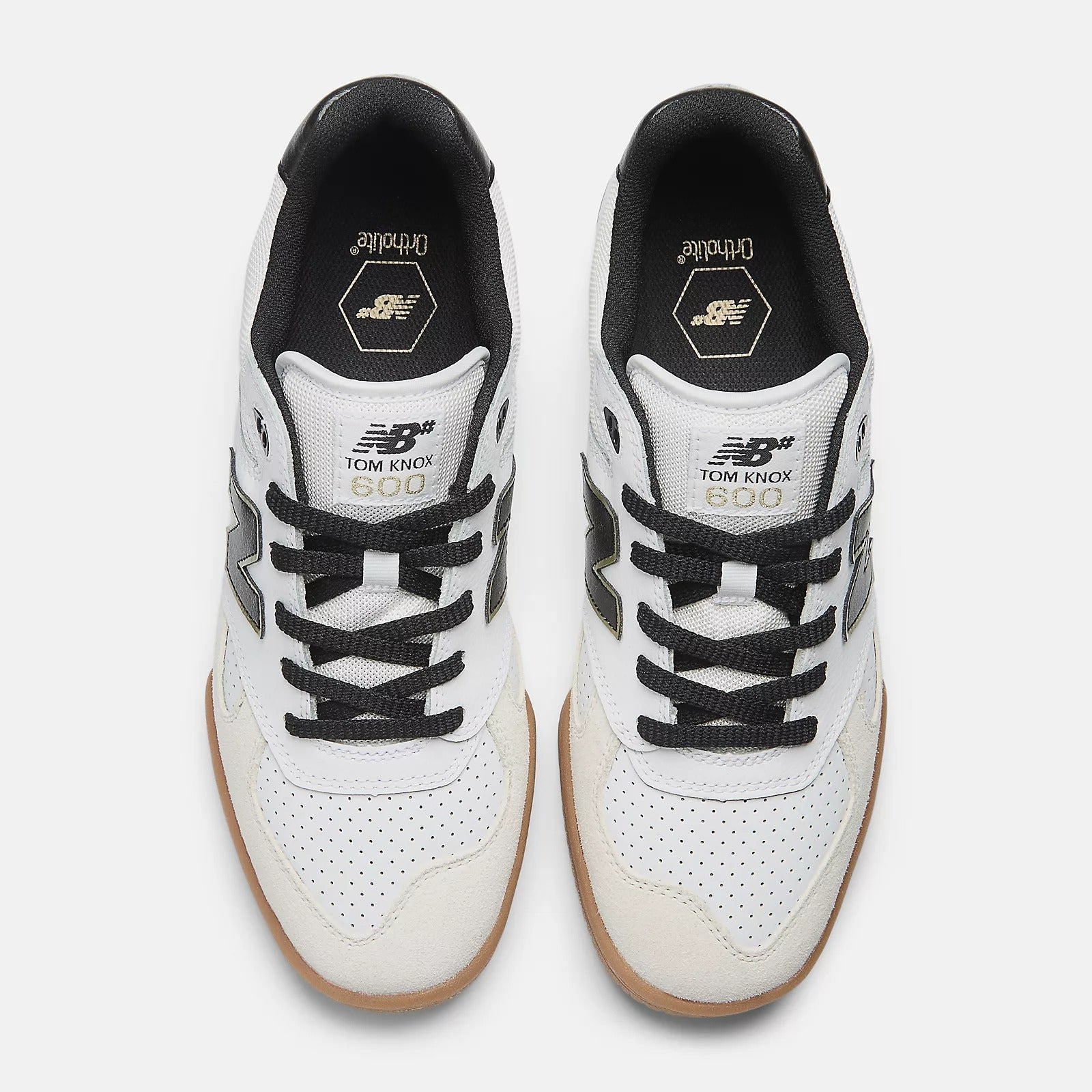 NEW BALANCE NUMBERIC - "600" KNOX PRO SHOES (WHITE/BLACK)-3