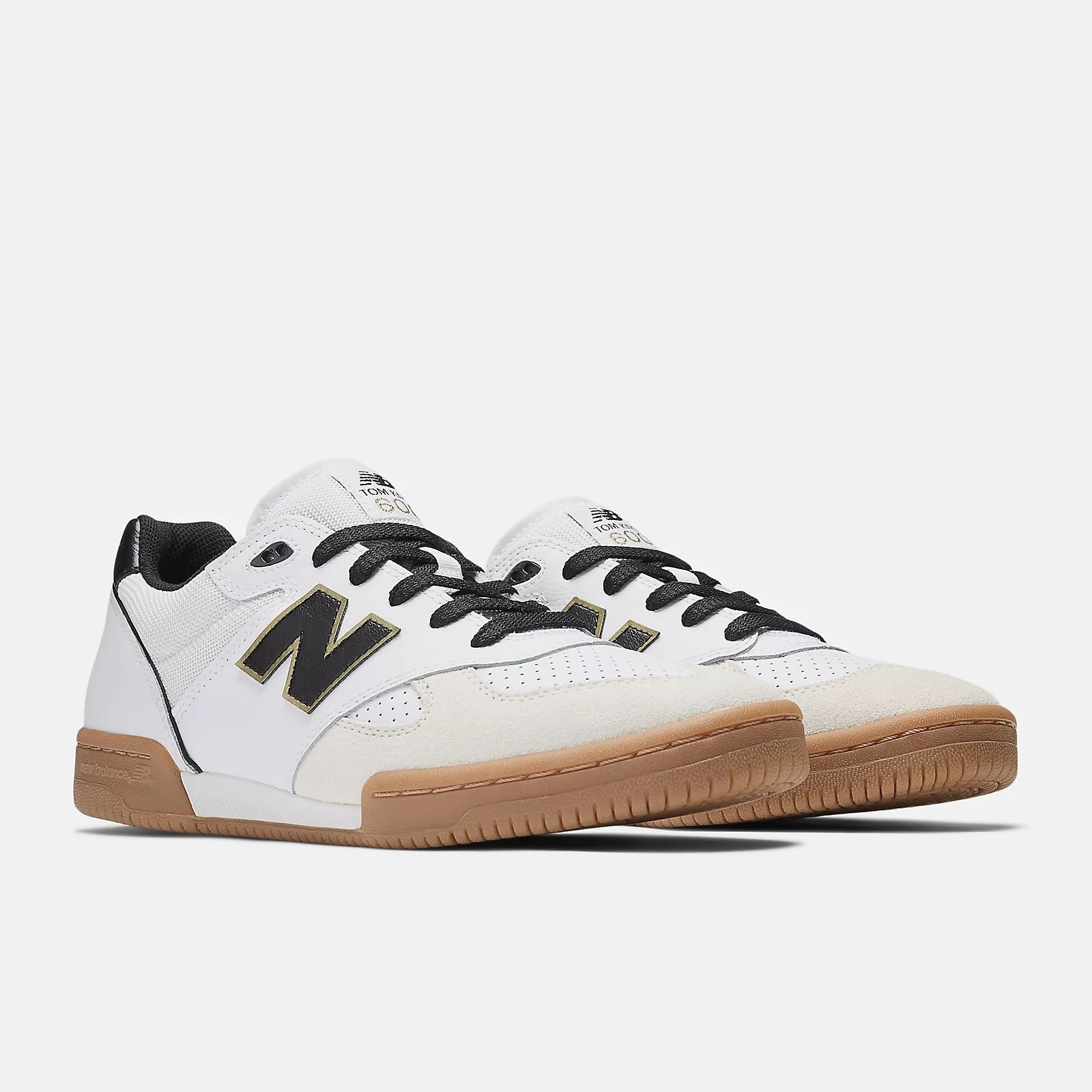 NEW BALANCE NUMBERIC - "600" KNOX PRO SHOES (WHITE/BLACK)-4