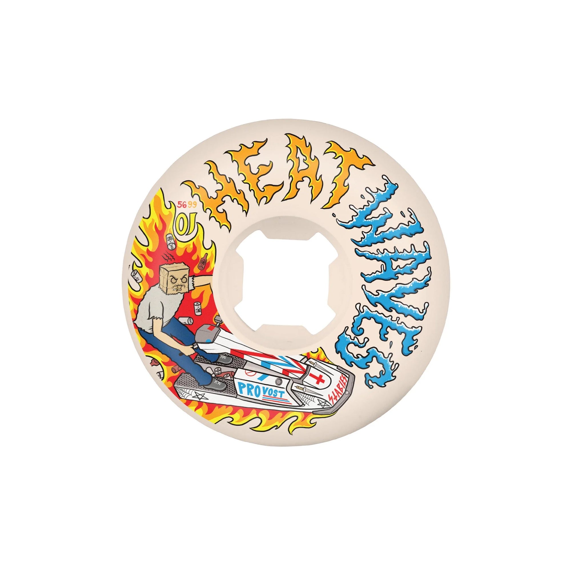 COLLIN PROVOST'S "HEAT WAVES" WHEELS (FULL COMBO SHAPE - 99A - 56MM)