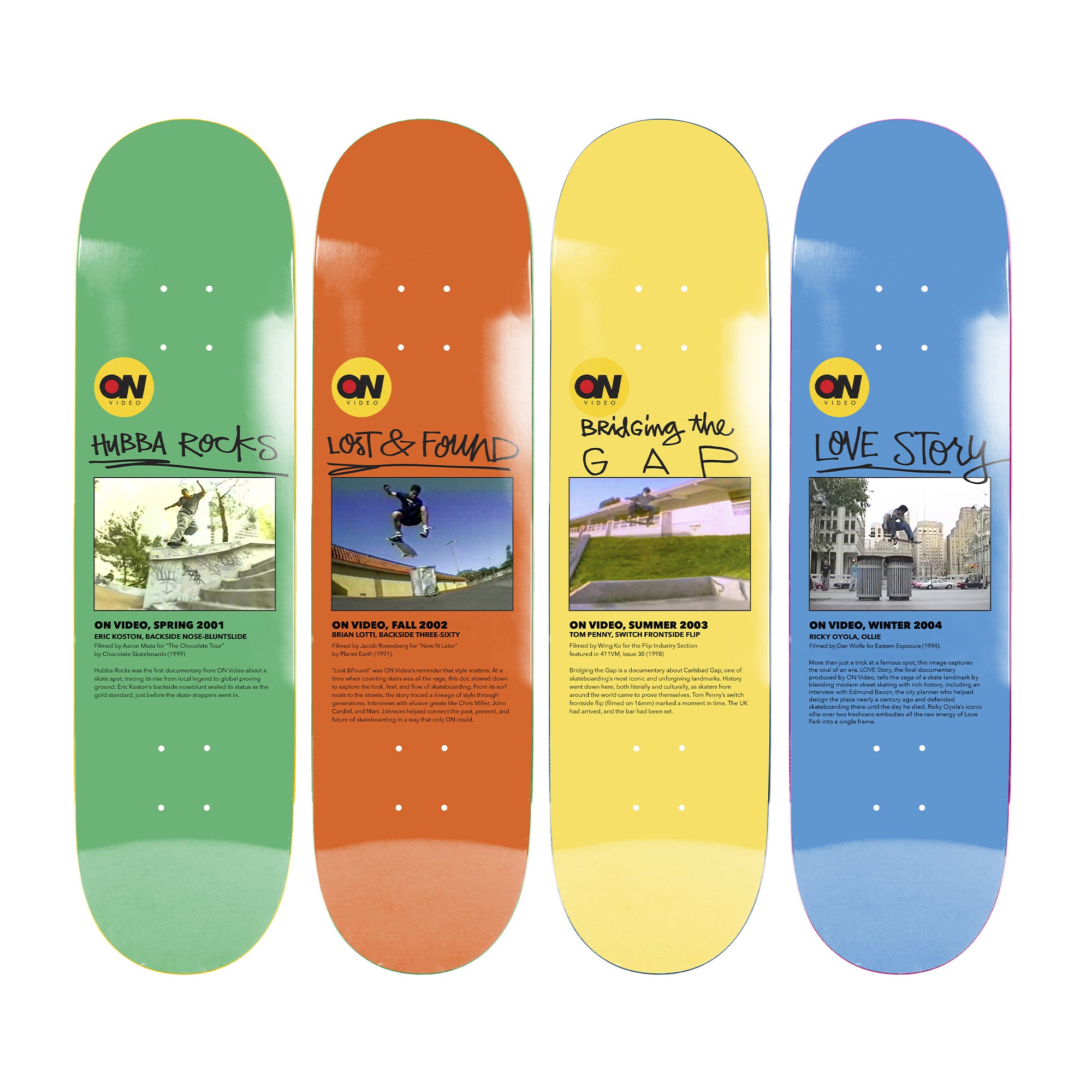 "ON VIDEO" FULL HERITAGE SERIES (SET OF 4)