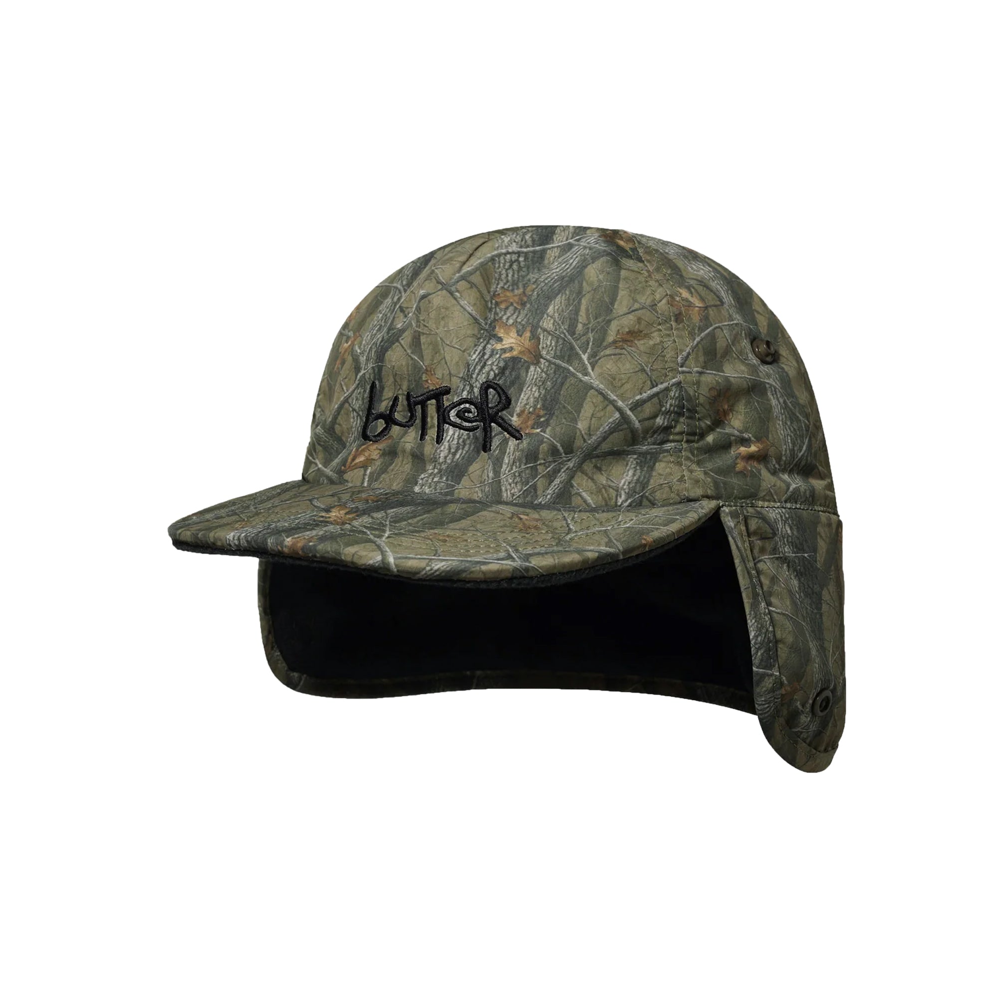 "POLARTEC" REVERSIBLE TRAPPER HAT (FOREST CAMO/NAVY)