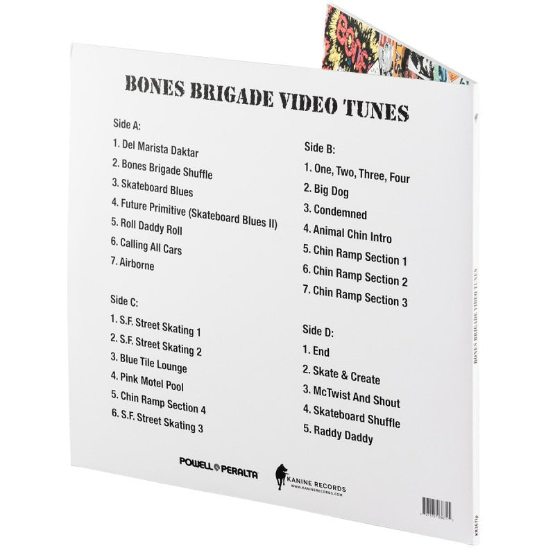 "BONES BRIGADE VIDEO TUNES" VINYL LP