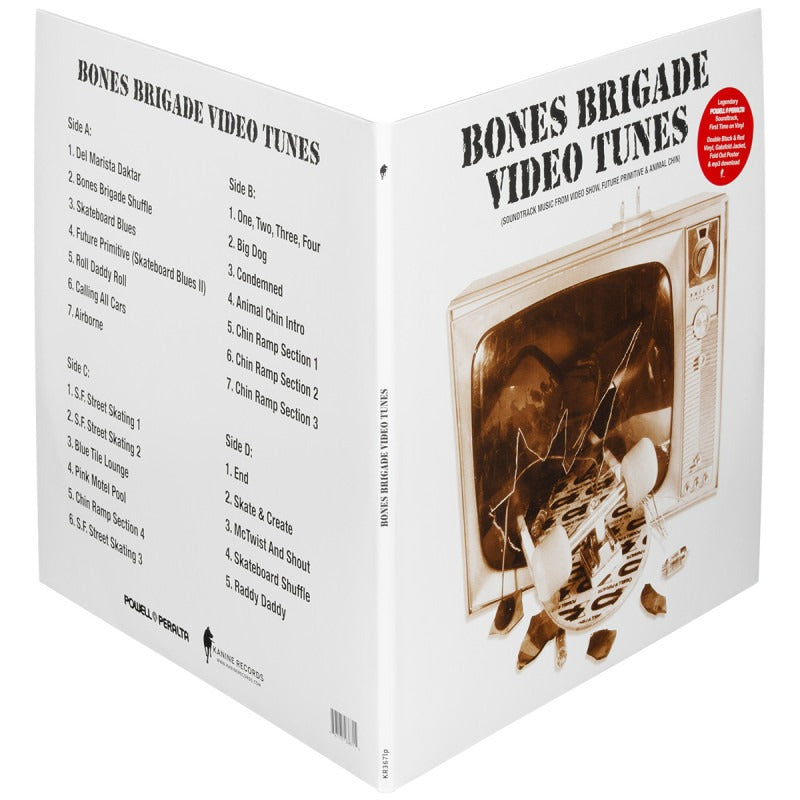 "BONES BRIGADE VIDEO TUNES" VINYL LP-12