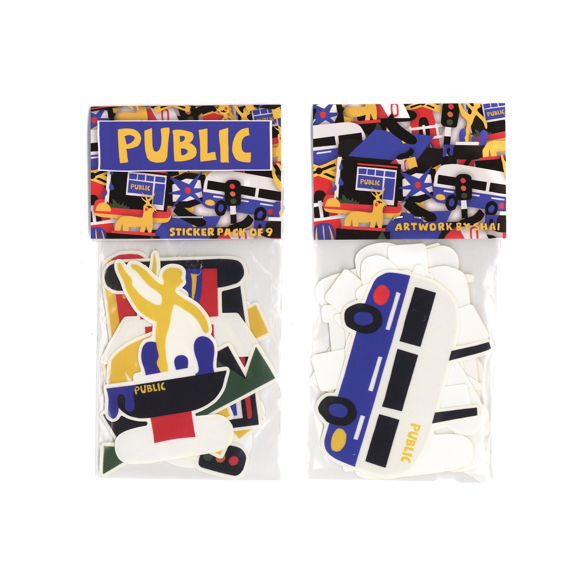 "CUT OUT" STICKERS (9-PACK)
