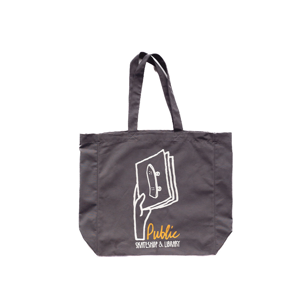 PUBLIC SKATESHOP - "HAND" SHOPPING BAG (GREY)