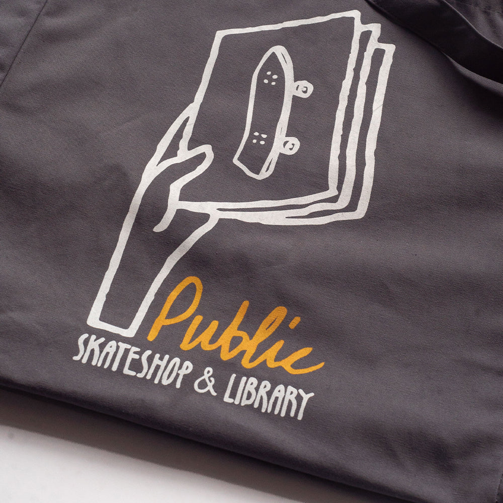 PUBLIC SKATESHOP - "HAND" SHOPPING BAG (GREY)