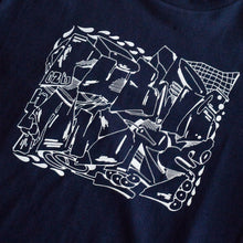 Afbeelding in Gallery-weergave laden, PUBLIC SKATESHOP X ANDRE HZS - &quot;€2023&quot; T-SHIRT (NAVY)
