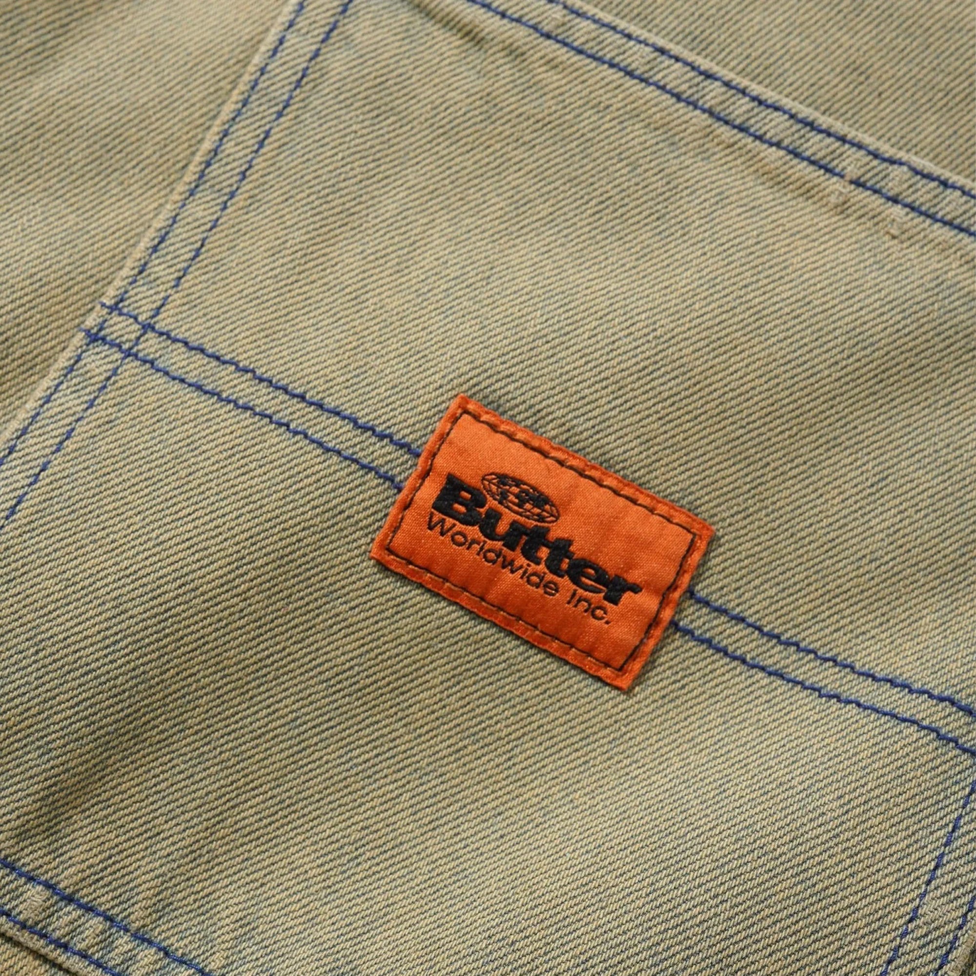 "SANTOSUOSSO" DENIM PANTS (SUNFADE BLUE)-5