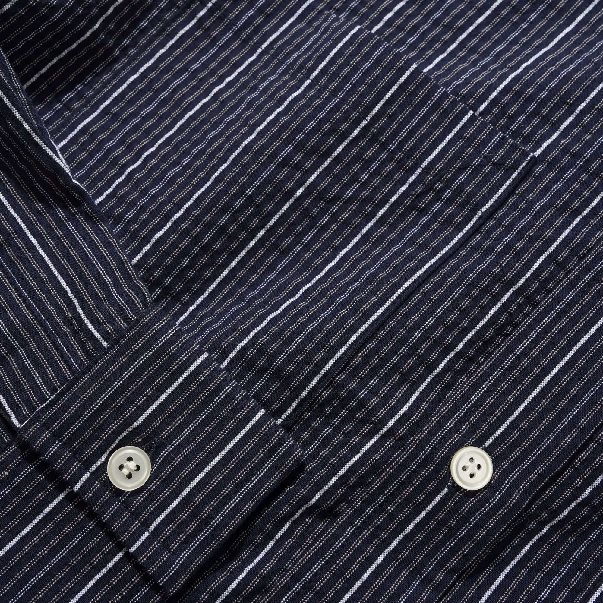 "SEERSUCKER" SHIRT (NAVY)-4