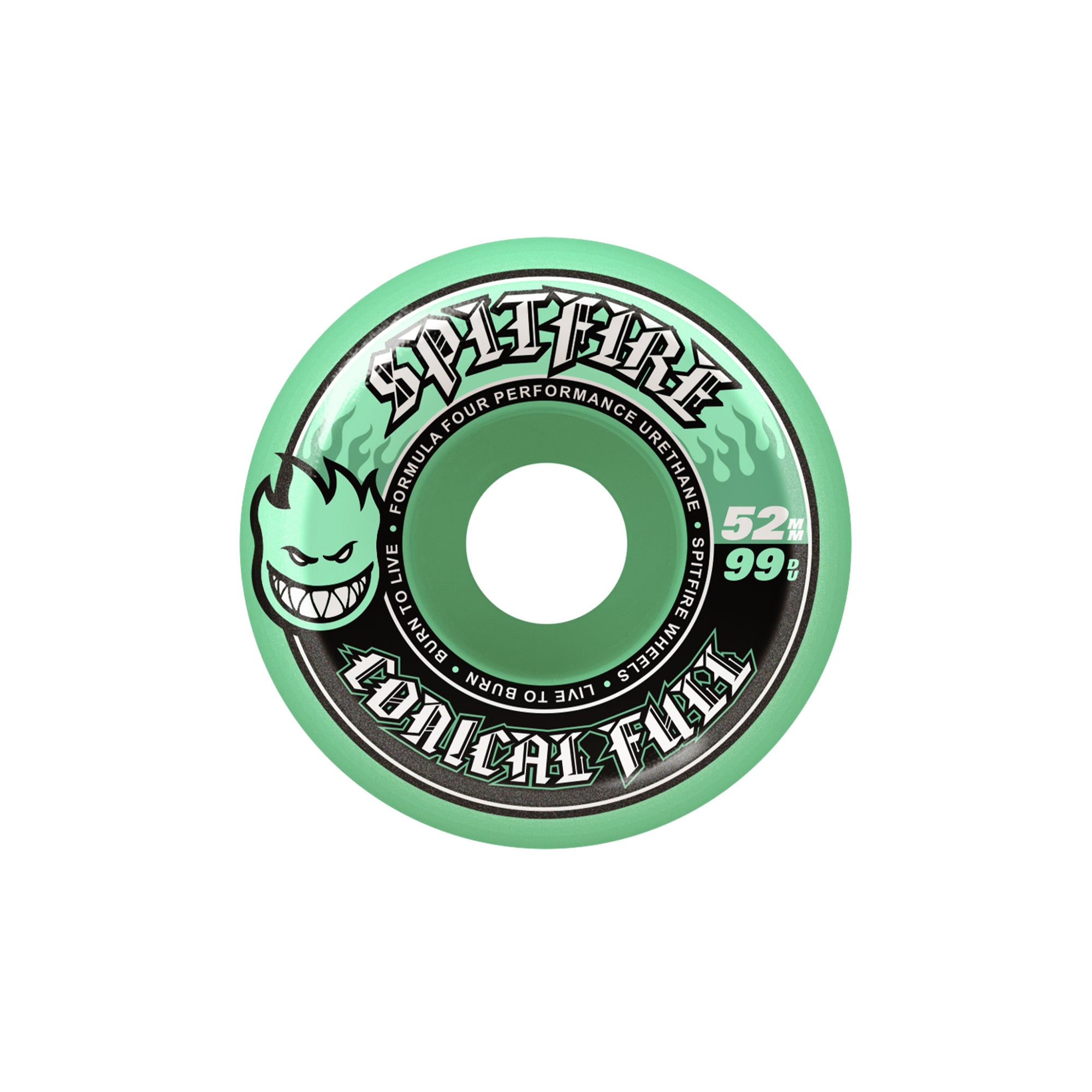 "CONICAL FULL" TEAL WHEELS (F4 - 99D - 52MM)-1