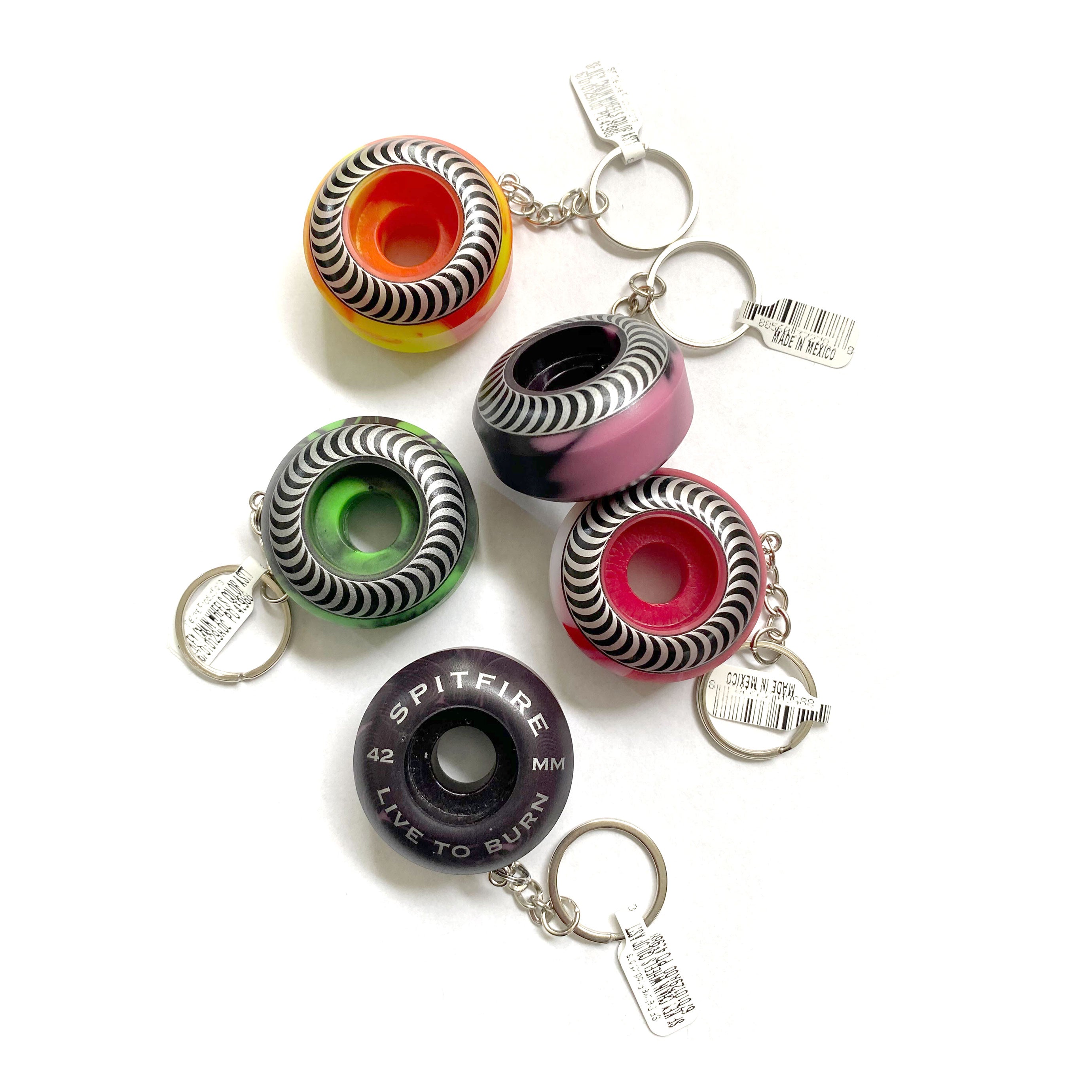 "COLOR SWIRL" KEYCHAIN