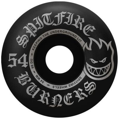 "BURNERS" BIGHEAD SHAPE WHEELS (BURNER FORMULA - 99D - 54MM - BLACK))