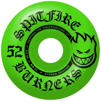 "BURNERS" BIGHEAD SHAPE WHEELS (BURNER FORMULA - 99D - 54MM - GREEN)