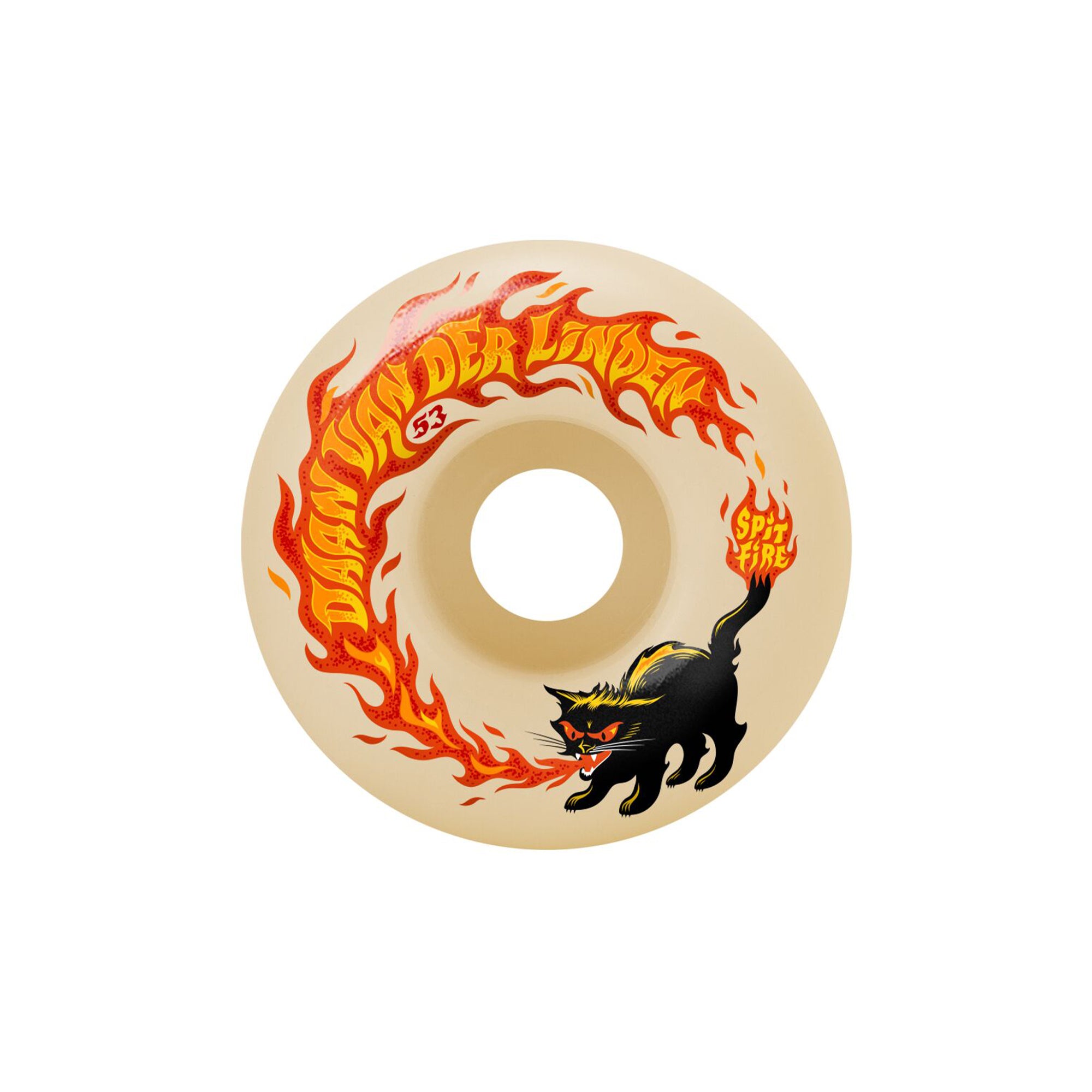 SPITFIRE WHEELS - DAAN VAN DER LINDEN'S "PYROCAT" CLASSIC WHEELS (F4 - 99D - 53MM)