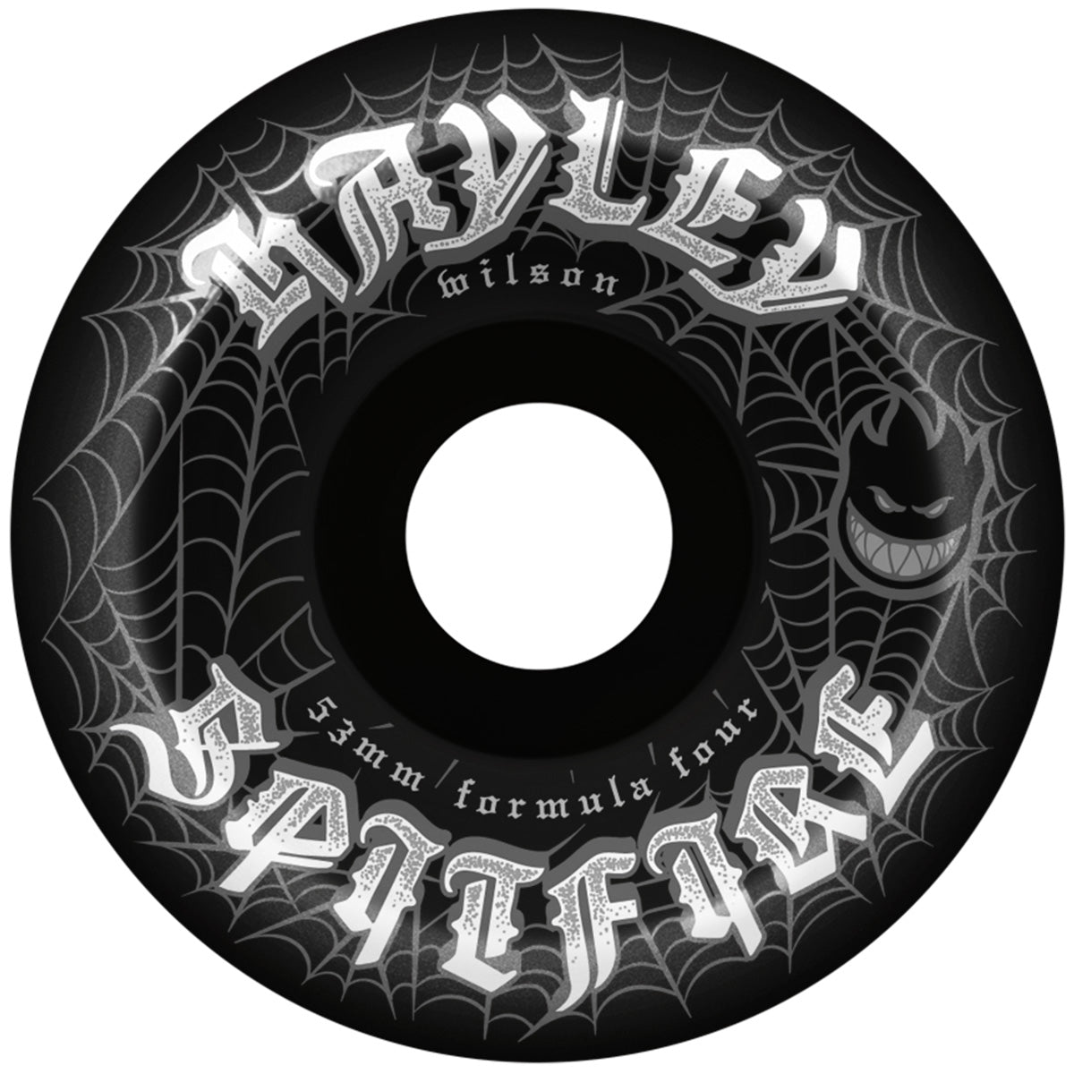 SPITFIRE WHEELS - HAYLEY WILSON'S "WEBBED" CONICAL FULL WHEELS (F4 - 53MM - 99D - BLACK)