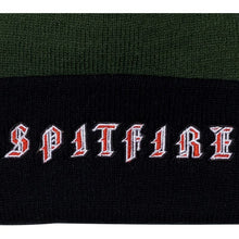 Cargar imagen en el visor de la galería, SPITFIRE WHEELS - &quot;BIGHEAD&quot; CUFF BEANIE (OLIVE/BLACK/RED)
