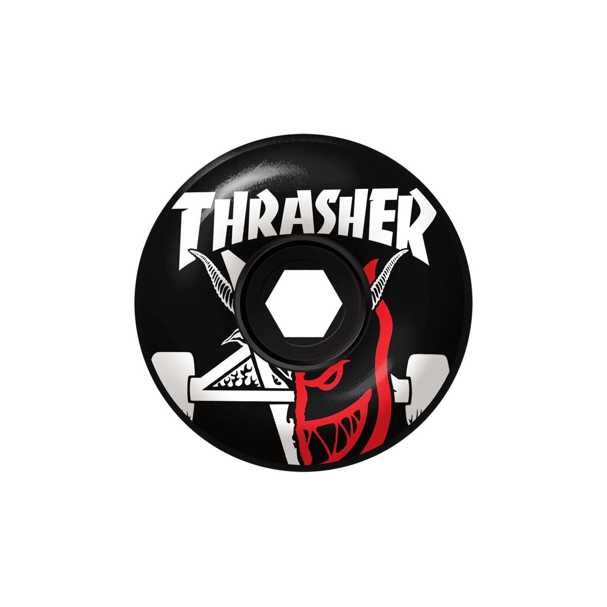 "THRASHER & BURN" CLASSIC FULL WHEELS (80HD - 56MM - BLACK)