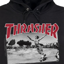 Load image into Gallery viewer, THRASHER MAGAZINE - &quot;JAKE DISH&quot; HOODIE (BLACK)

