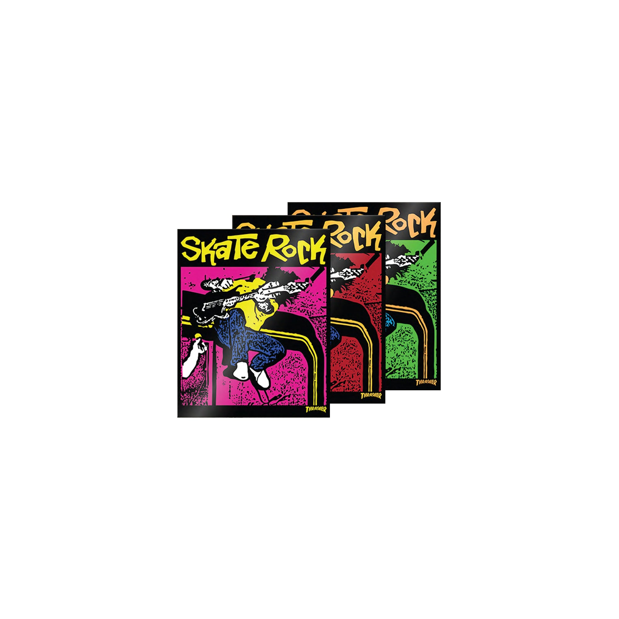 "SKATE ROCK VOL. 1" STICKERS (3-PACK)-1