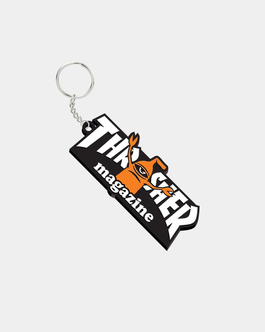 THRASHER MAGAZINE X TOY MACHINE - KEYCHAIN