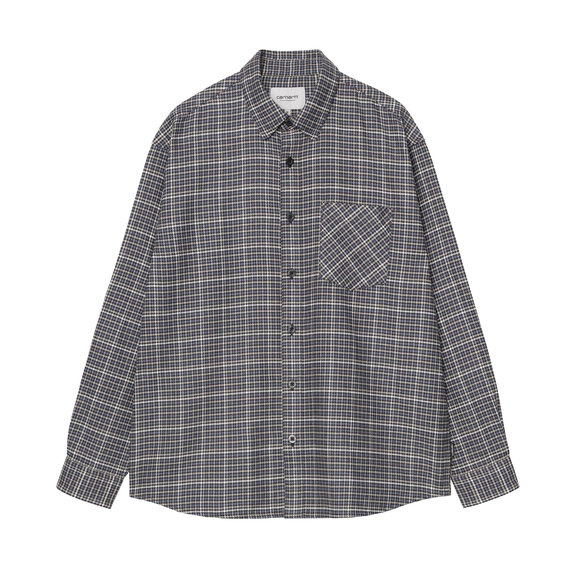 "TODRICK" HOUNDSTOOTH SHIRT (ICESHEET)