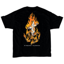 Load image into Gallery viewer, TOY MACHINE - "CHARRED CROSS" T-SHIRT (BLACK)
