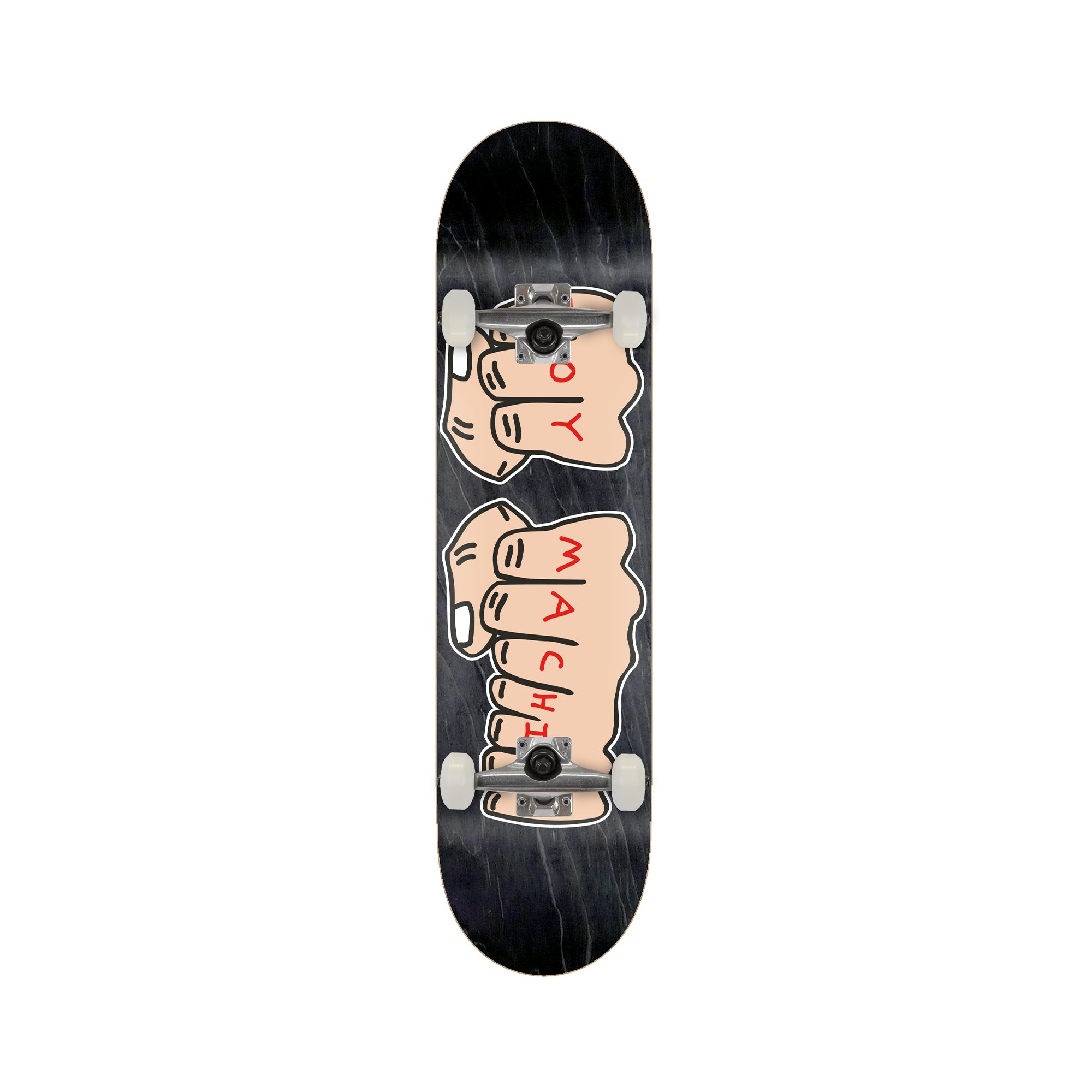 "FISTS" COMPLETE SKATEBOARD (8.0")