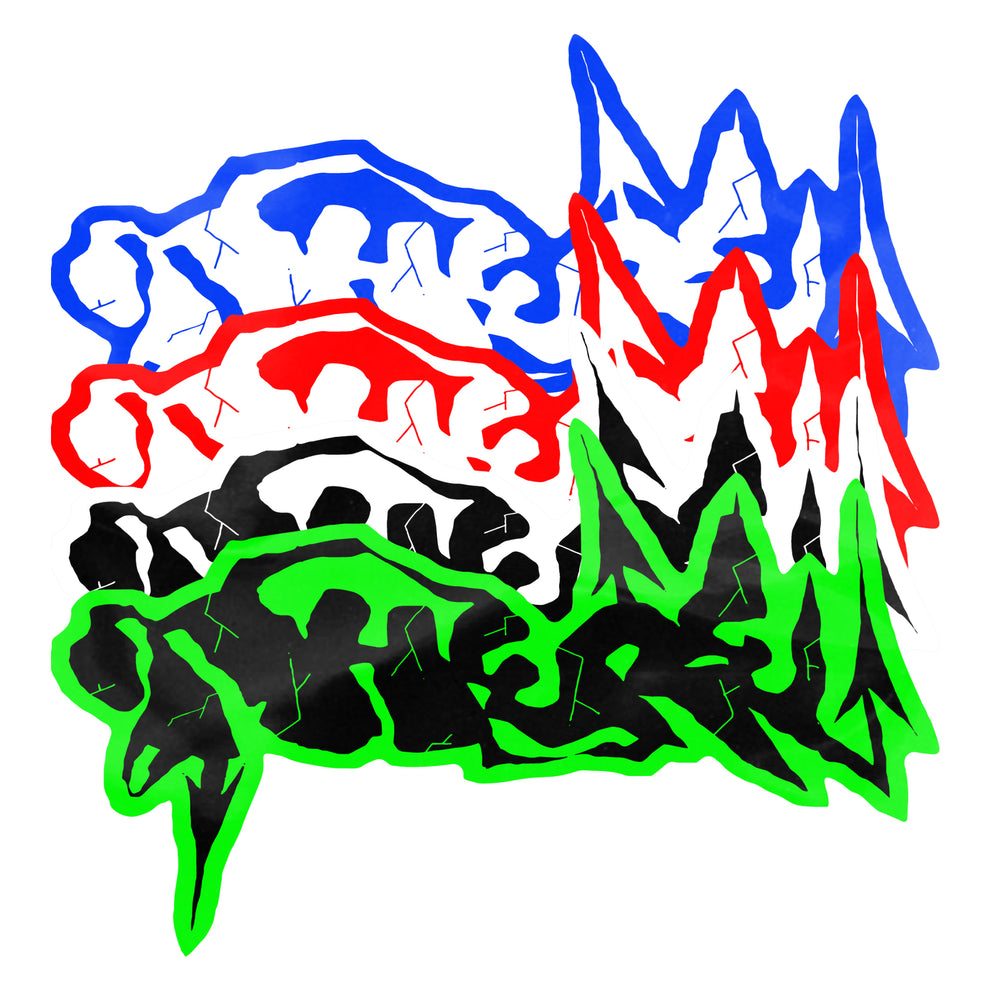 THERE SKATEBOARDS - "GIARDIA" STICKER (ASSORTED COLOURS)