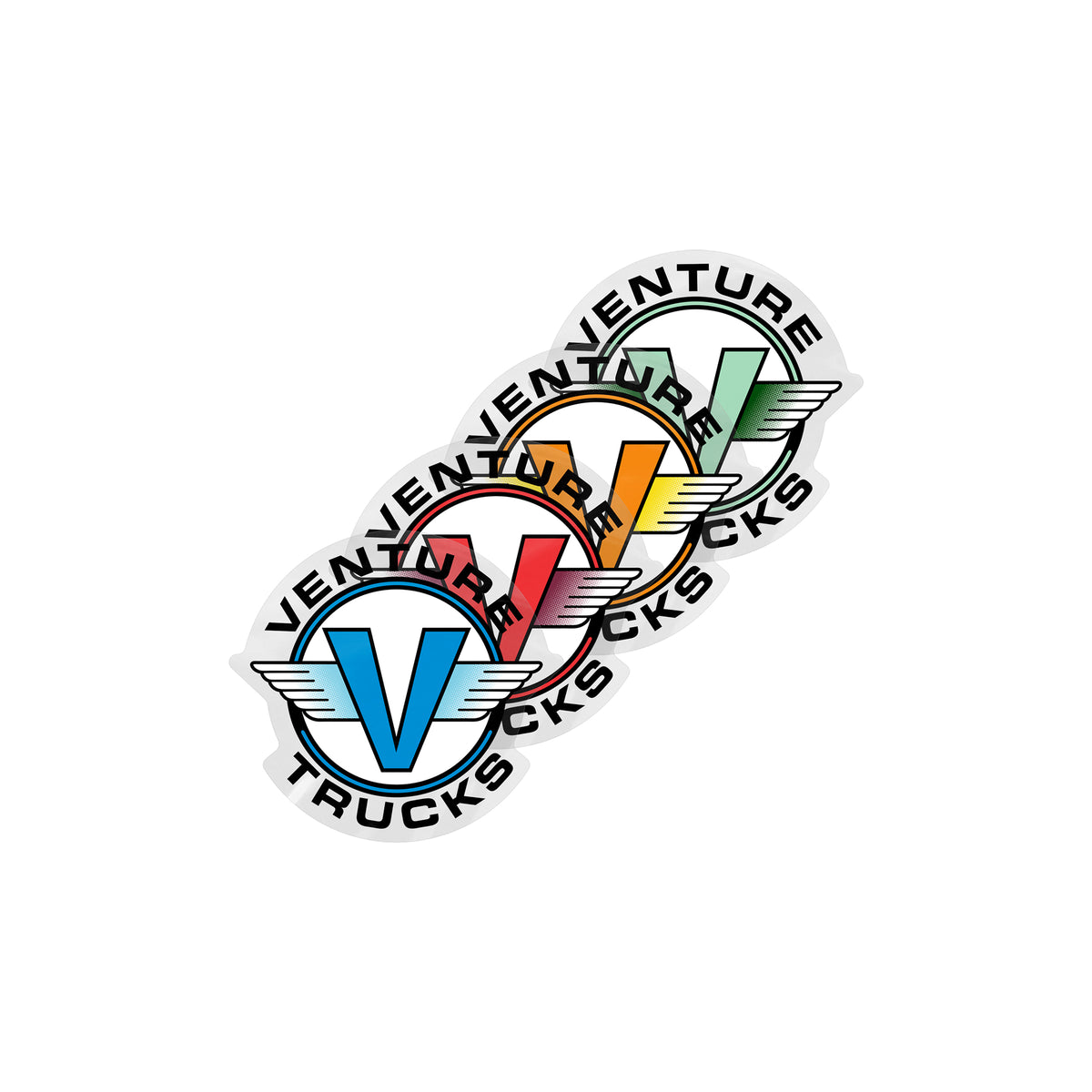 "WINGS" MEDIUM STICKERS (VARIOUS COLOURS)