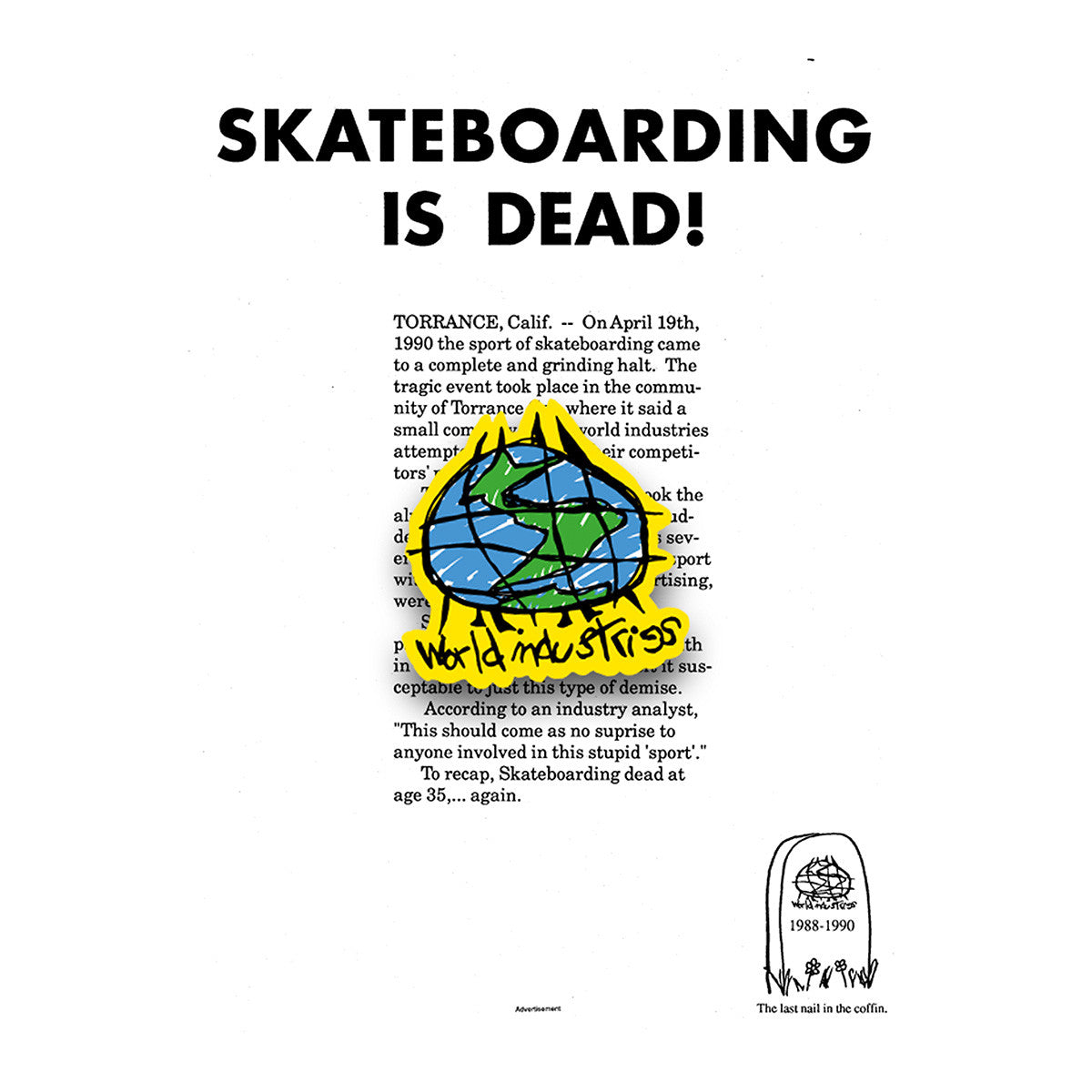 "WORLD SCRIBBLE" PIN