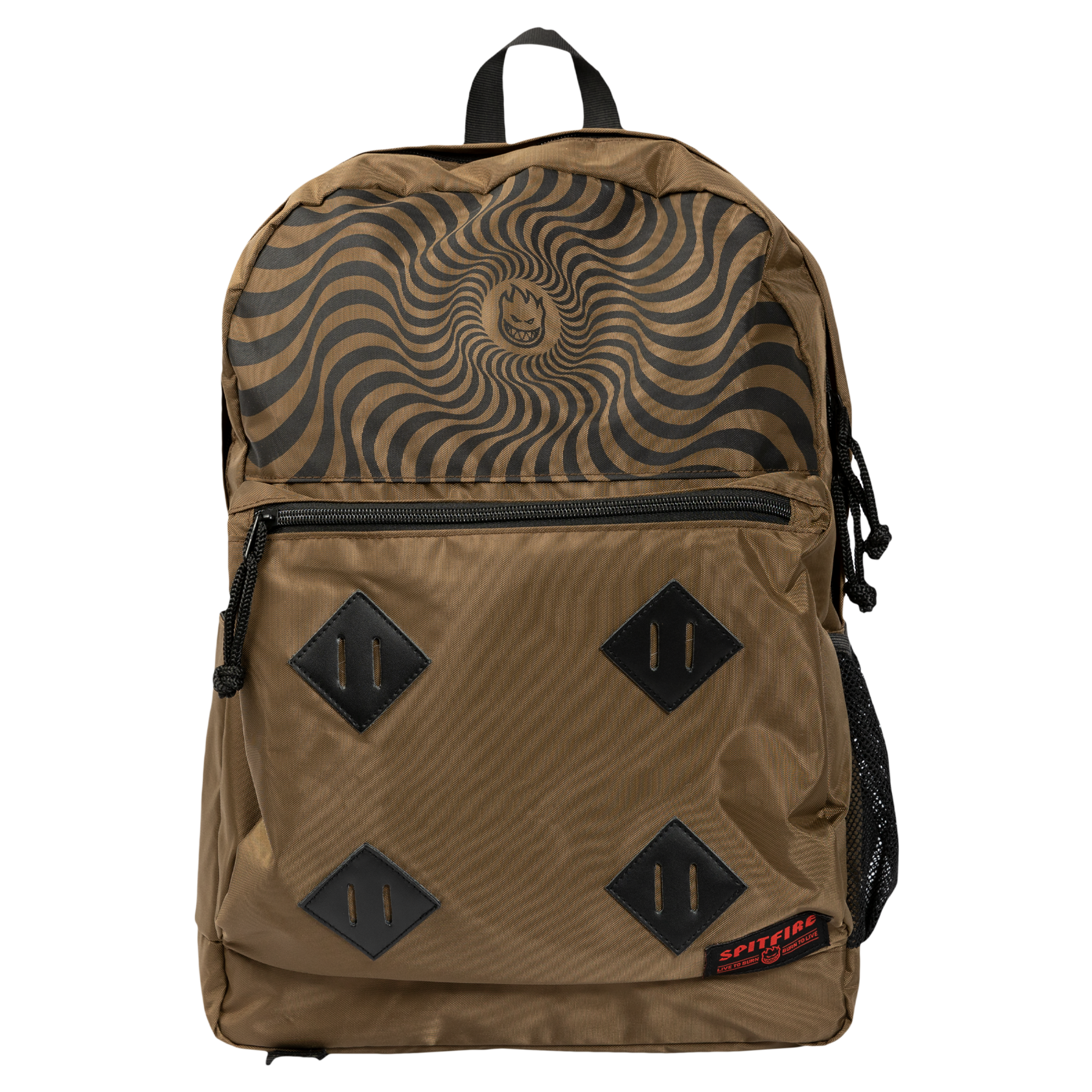 "BIGHEAD SWIRL" BACKPACK (OLIVE BROWN)