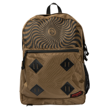 Load image into Gallery viewer, SPITFIRE WHEELS - &quot;BIGHEAD SWIRL&quot; BACKPACK (OLIVE BROWN)
