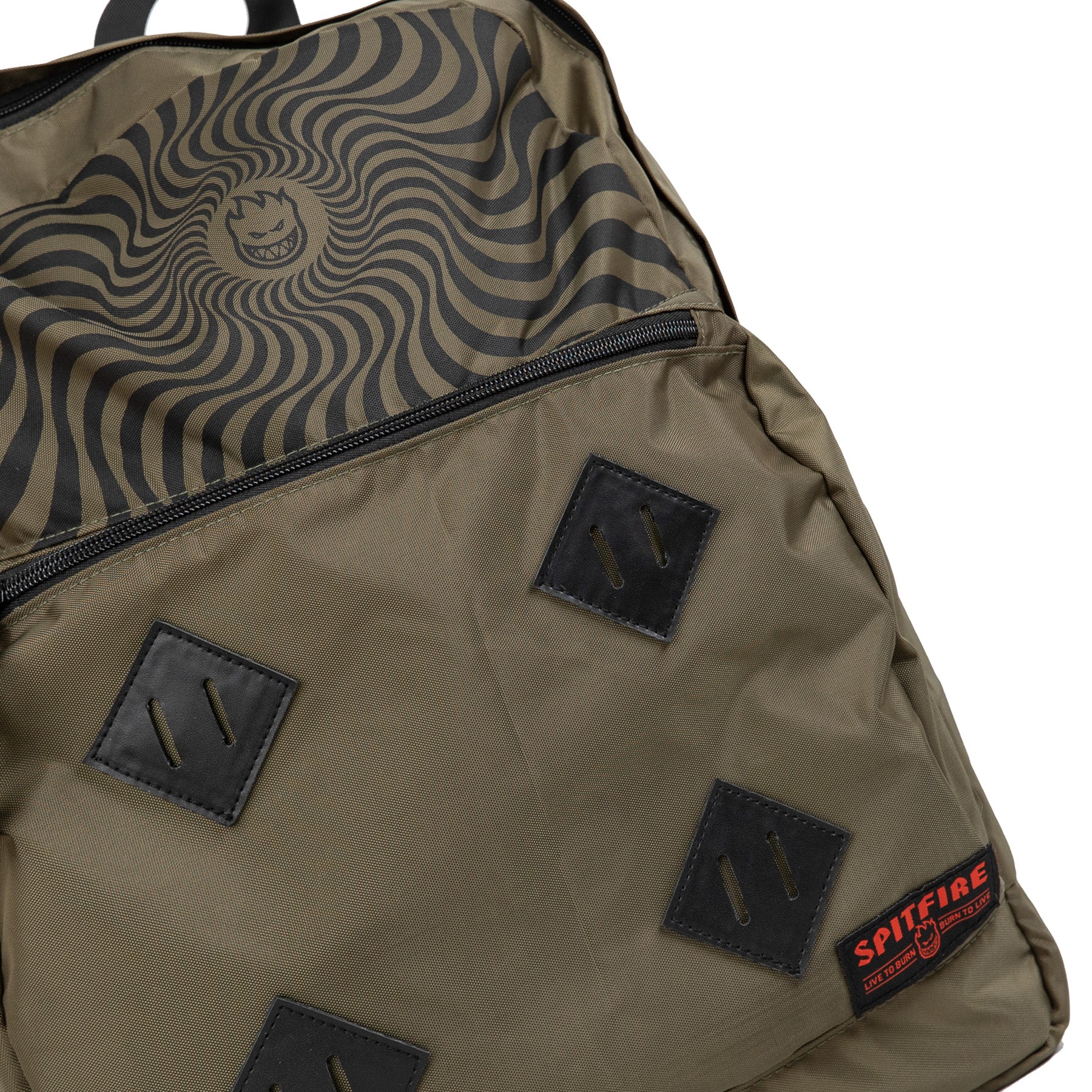 "BIGHEAD SWIRL" BACKPACK (GREEN)-3