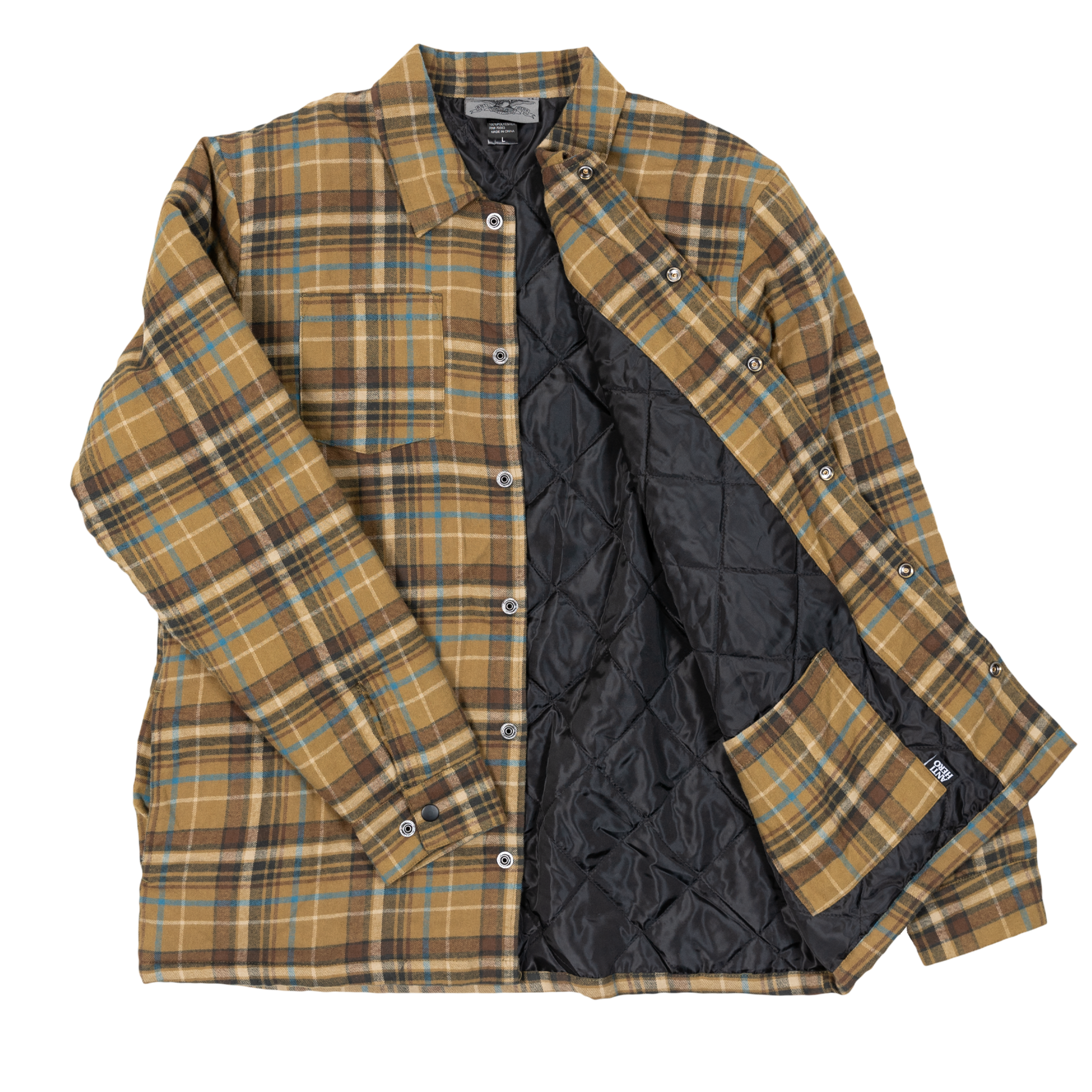 "BASIC EAGLE" FLANNEL JACKET (SIZE SMALL)-4