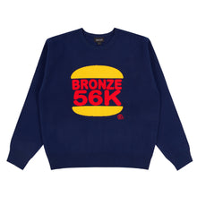 Load image into Gallery viewer, BRONZE 56K - &quot;BURGER&quot; KNITTED SWEATER
