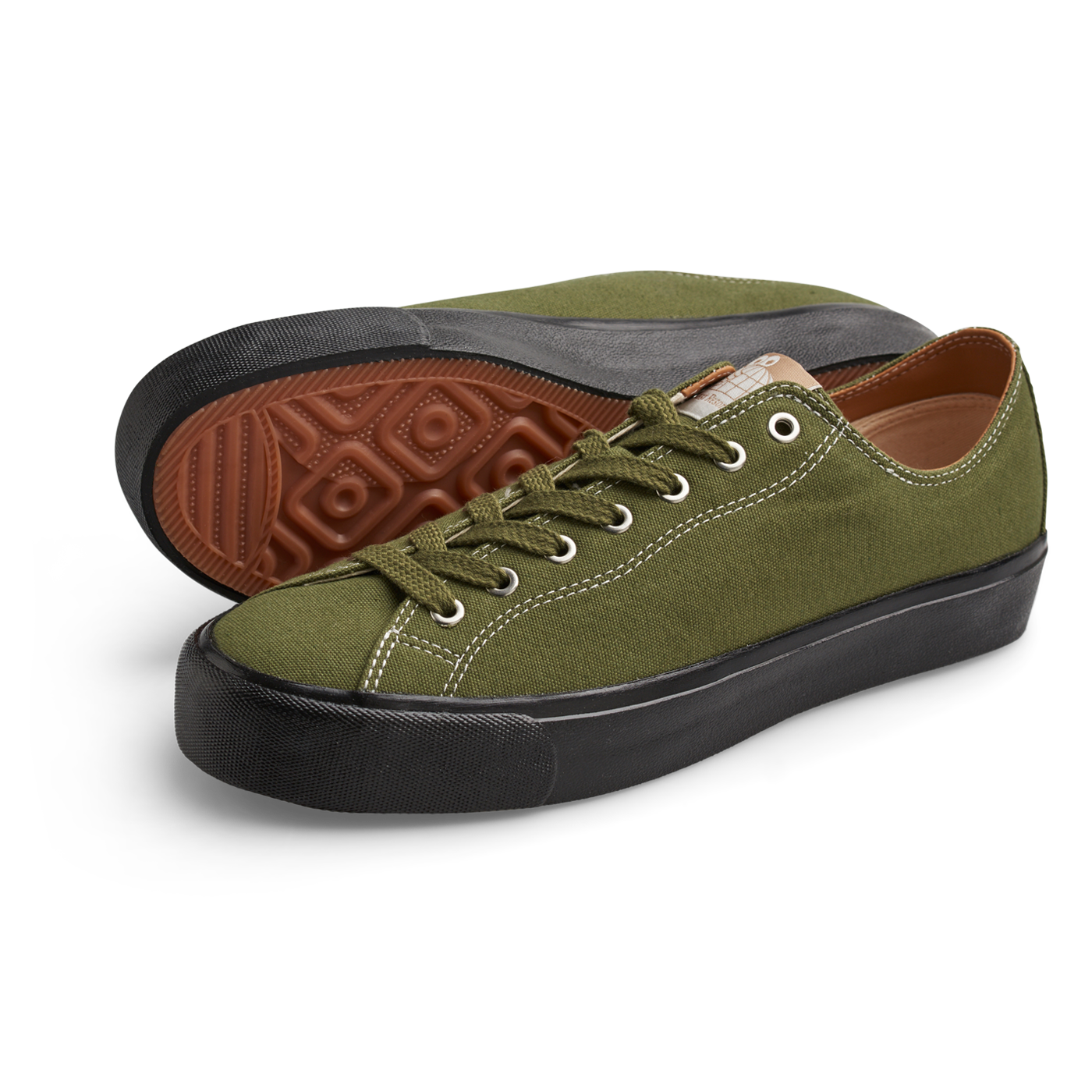 "VM003 LO" CANVAS - LEAF GREEN/BLACK (SIZE 41)