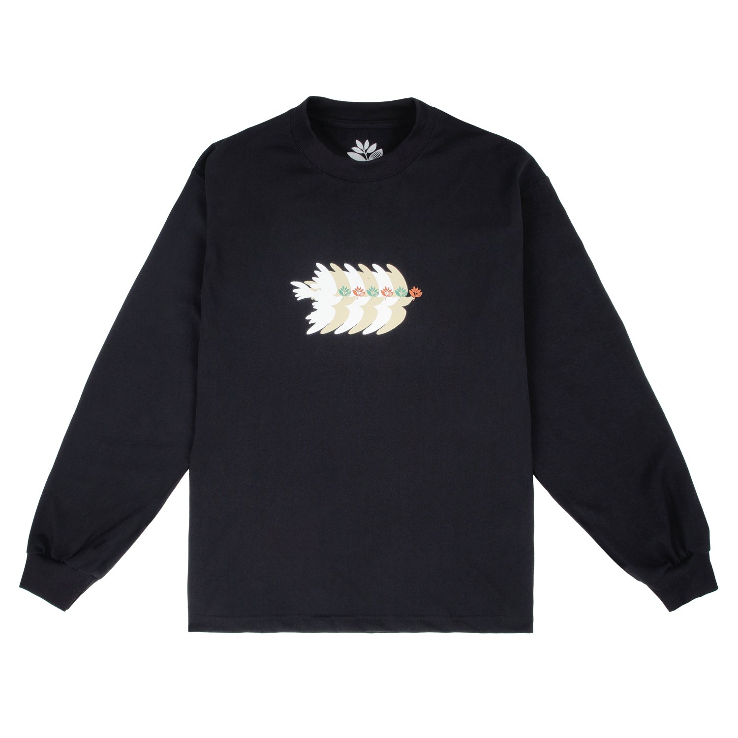 MAGENTA SKATEBOARDS - "DOVES" LONGSLEEVE (BLACK)