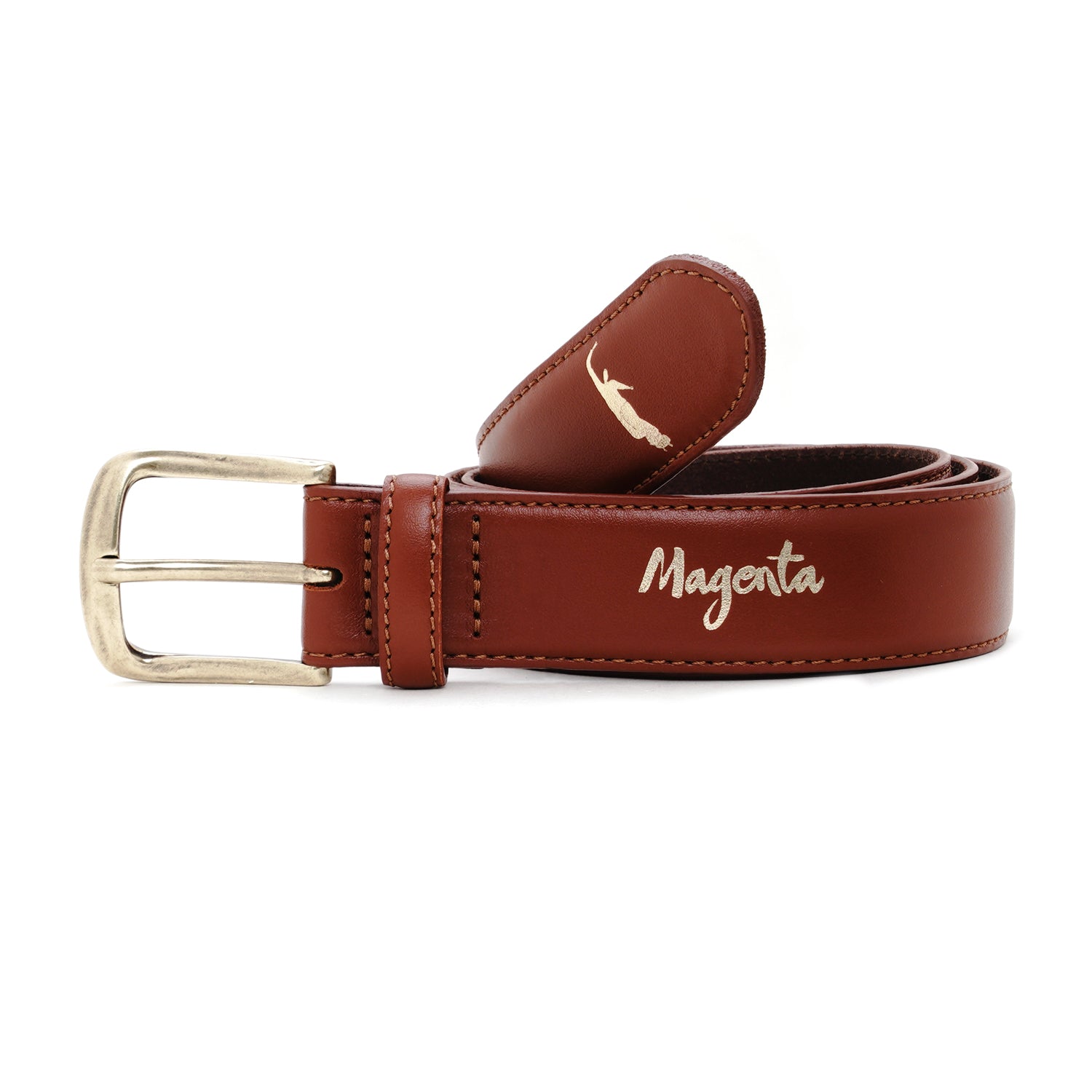 MAGENTA SKATEBOARDS - "PWS" BELT (BROWN)